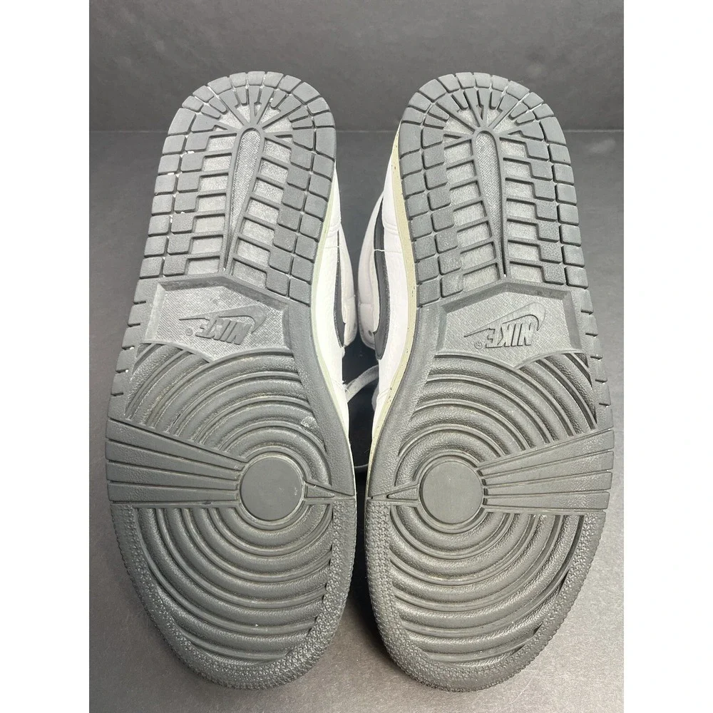 Air Jordan 1 Mid White Cement Men's Size 8 Sneakers 554724-115 Leather Nike
